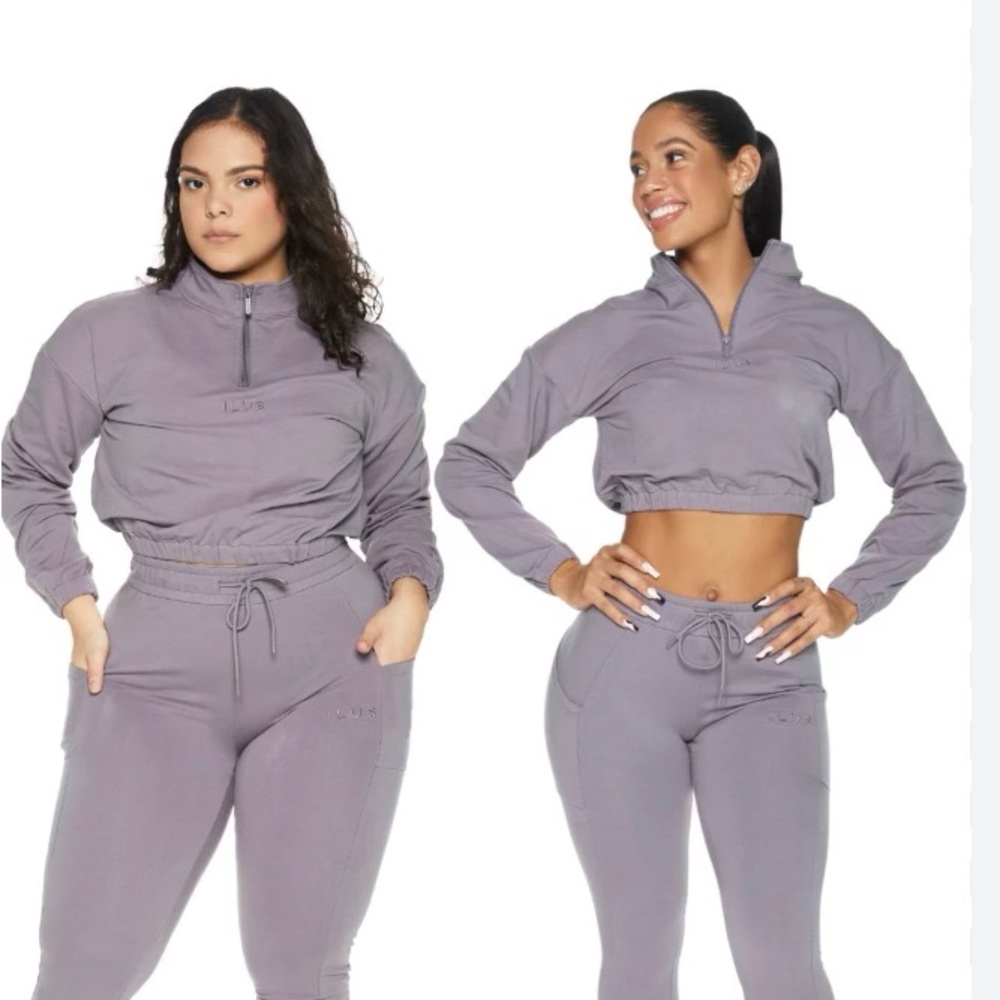 ILUS Women's Lavender‎ Pullover SZ L